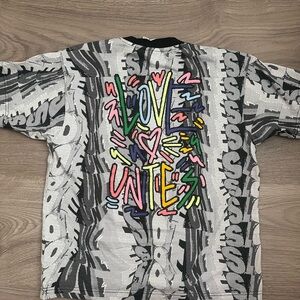 Adidas Love Unites Tee with Pink Logo